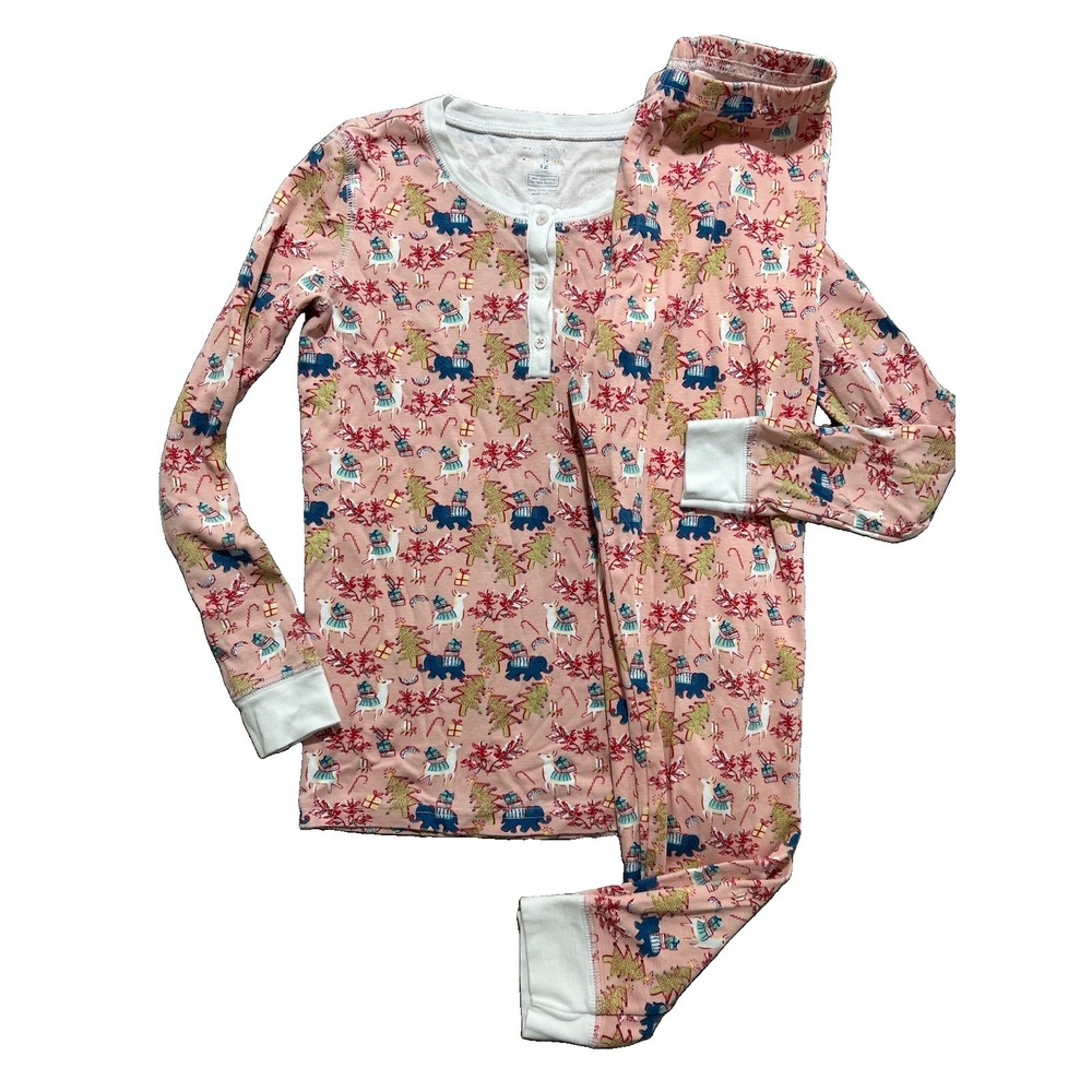Roller Rabbit Maisonette Girl's 12 Limited Edition Llama Llama Fiesta Holiday PJ